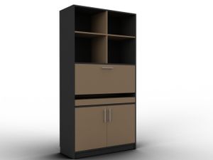 Bureau secrétaire haut en bois