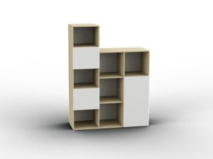 Bookshelf with doors