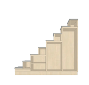 Meuble escalier melamine