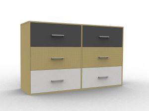 Commode 6 tiroirs sur-mesure