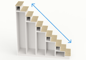 Meuble escalier sur mesure