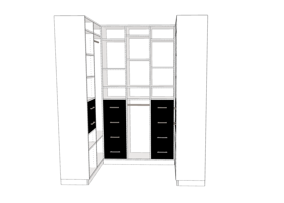 Dressing U sur mesure