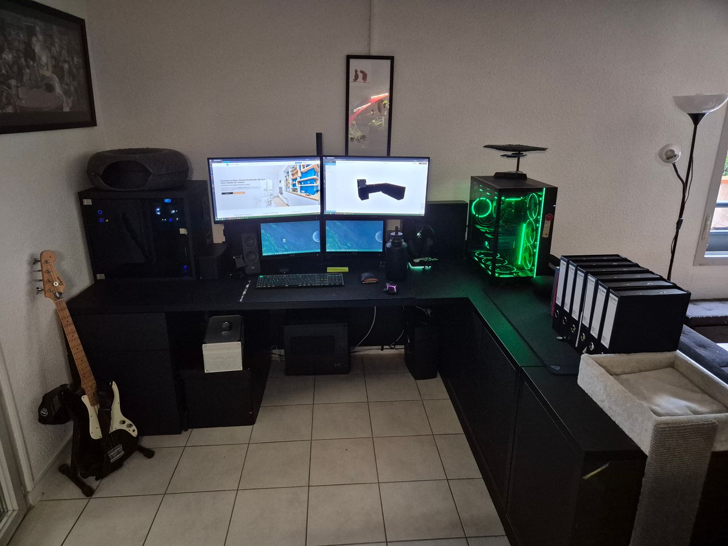 Bureau d'angle sur mesure