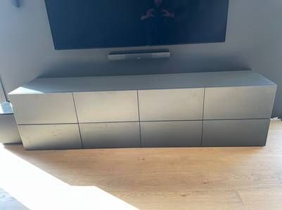 Meube TV anthracite sur mesure