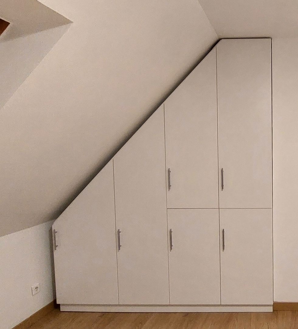 Meuble sous pente blanc