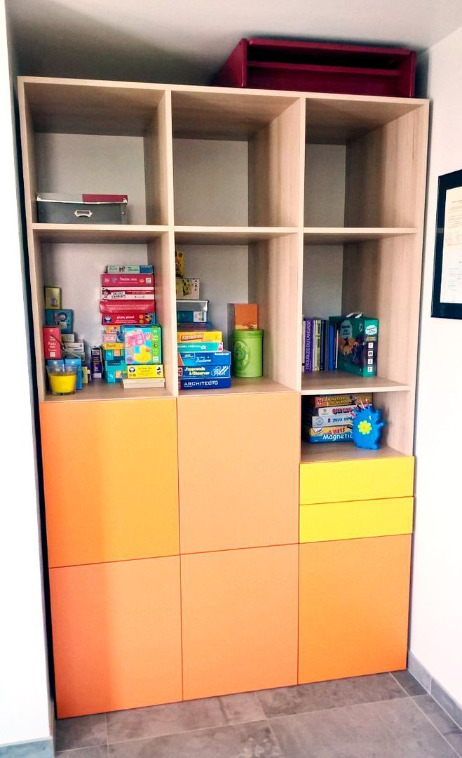 Bibliothèque chambre sur mesure