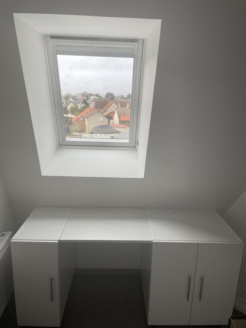 Meuble sous pente blanc - Vue 1