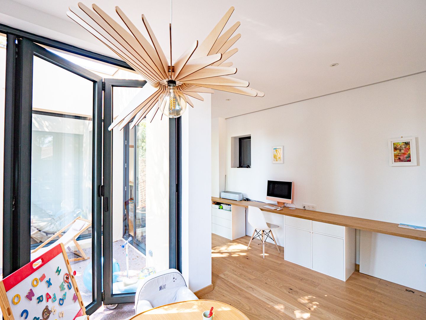 Bureau long sur mesure