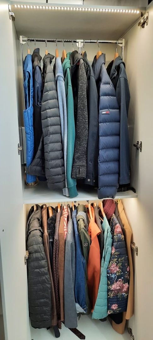 Penderie double face sur mesure