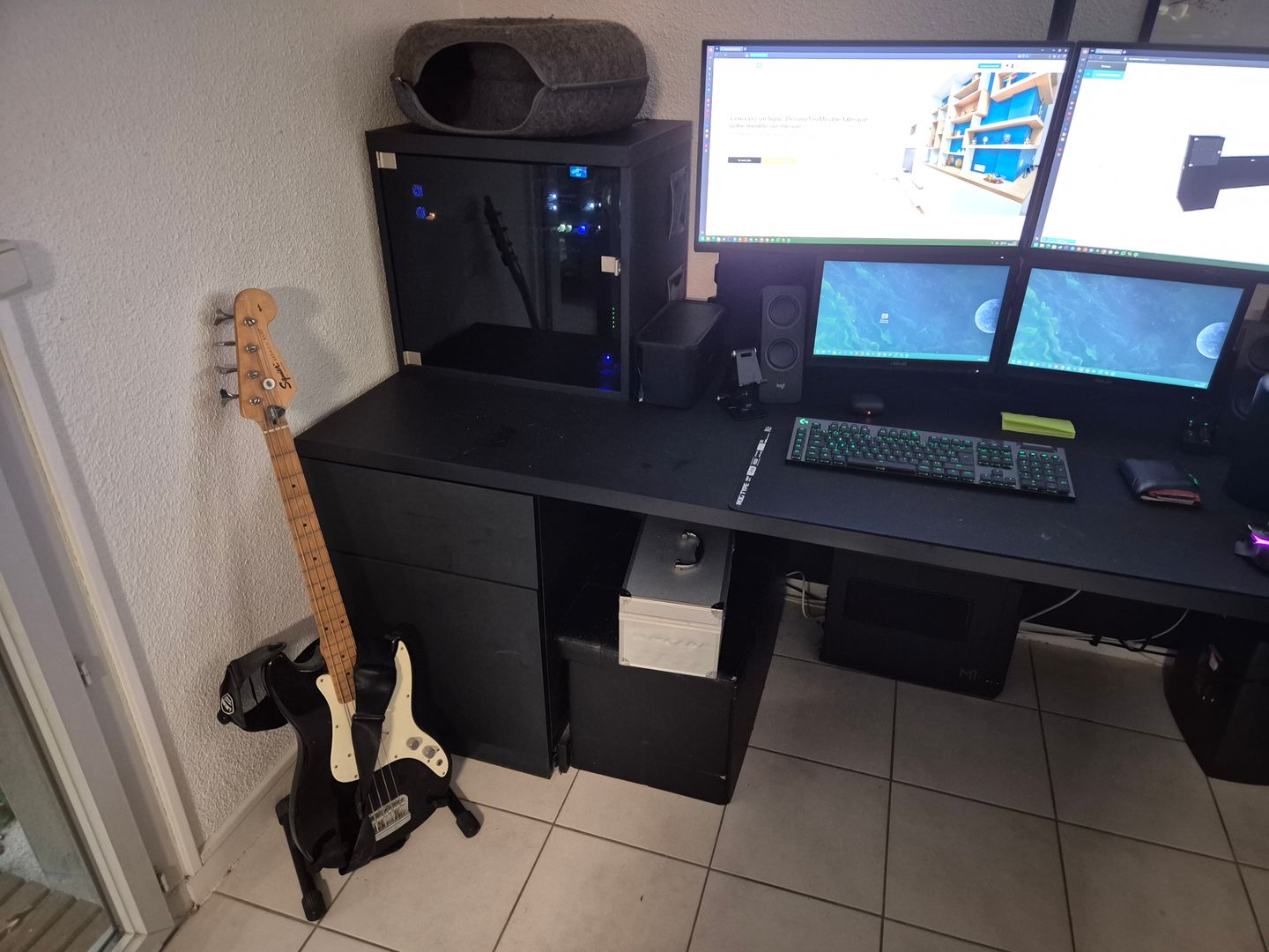 Bureau d'angle sur mesure - Vue 1