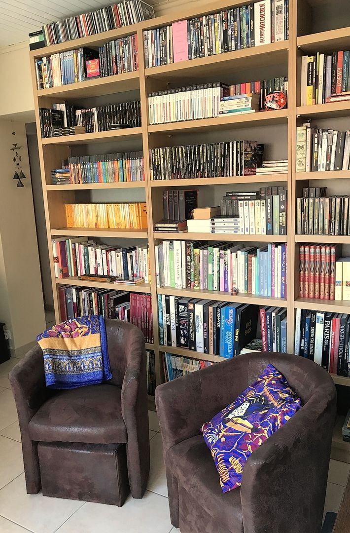 Bibliothèque droite sur mesure