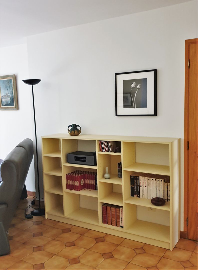 Bibliothèque basse sur mesure