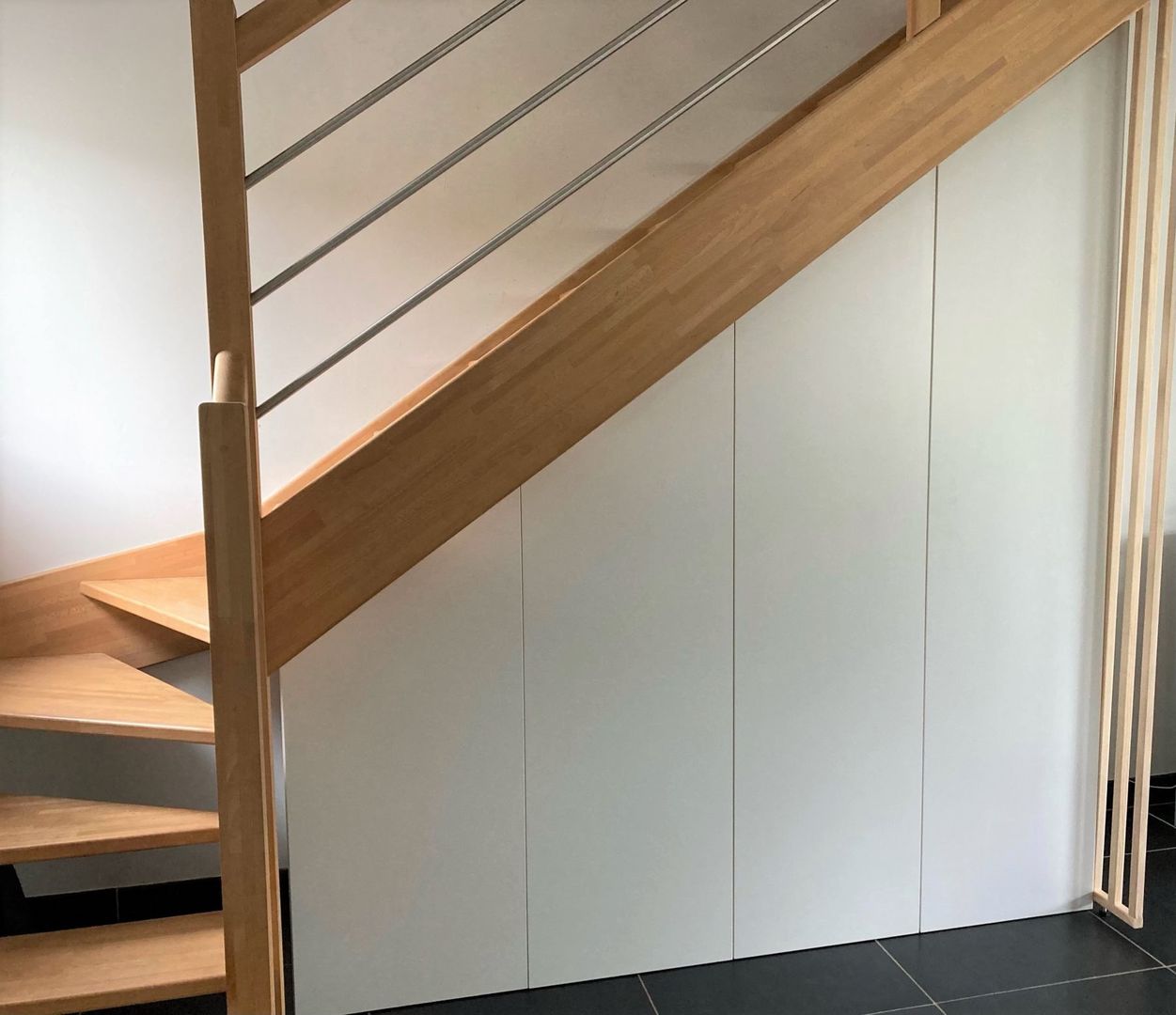 Meuble sous pente blanc