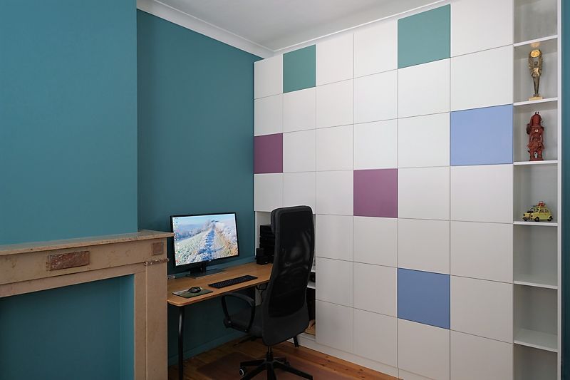 Meuble de rangements coloré