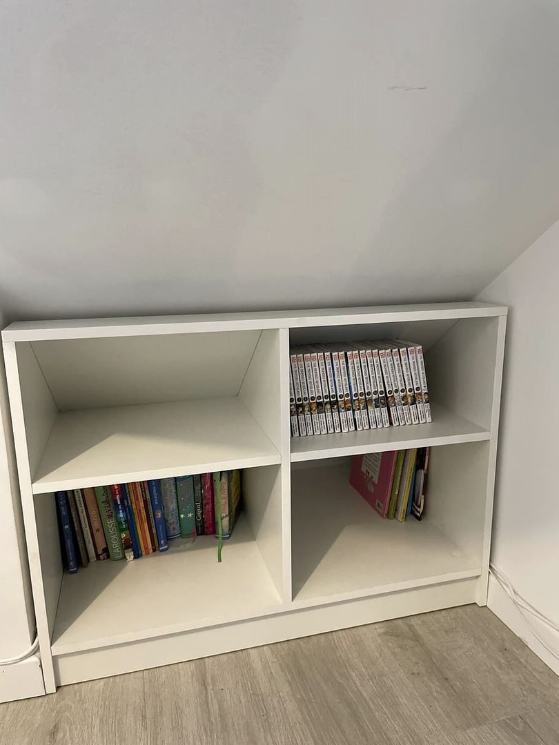Custom Attic Bookshelf