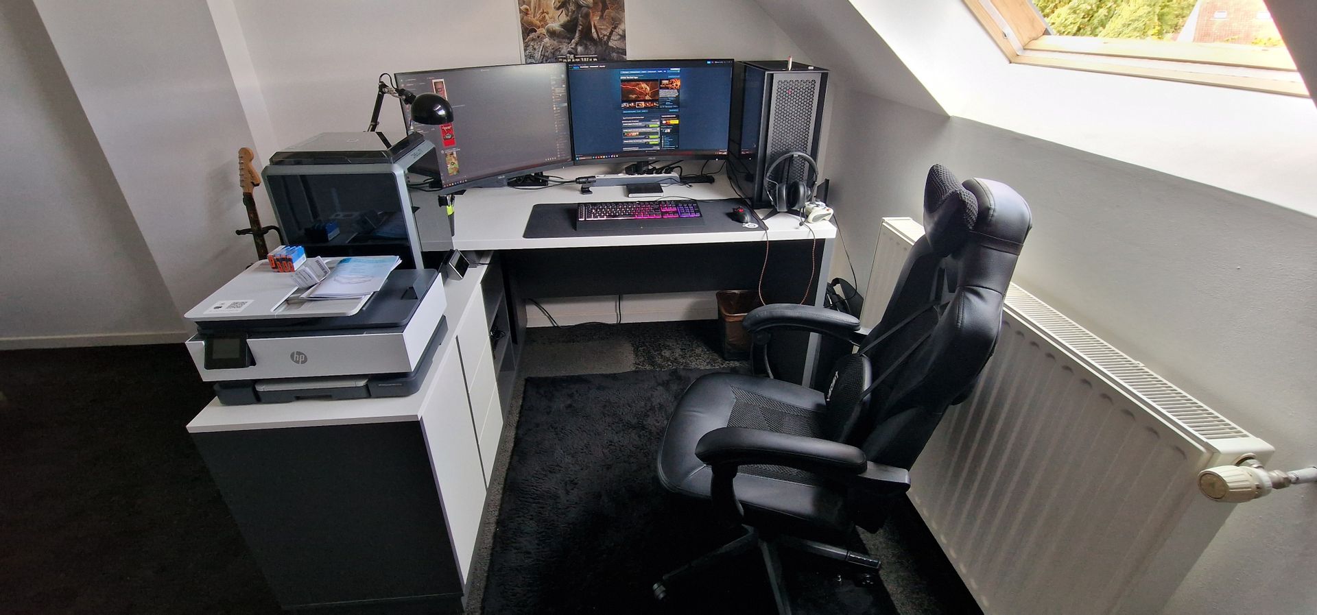 Bureau d’angle sur mesure pensé pour le gaming