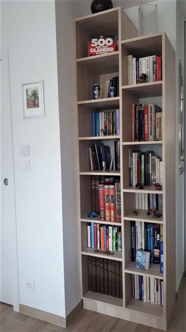 Bibliothèque à hauteur variable sur mesure