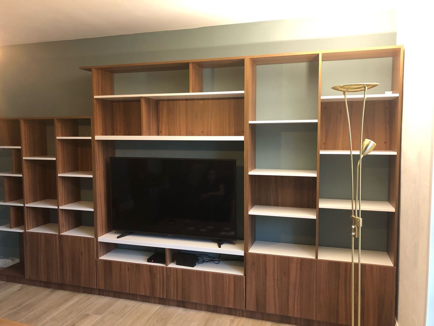 Meuble TV bibliothèque sur mesure - Vue 1