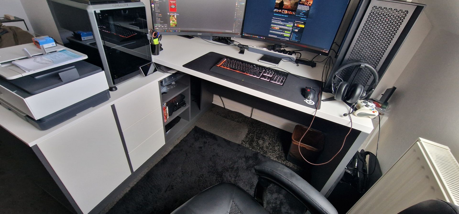 Bureau d’angle sur mesure pensé pour le gaming - Vue 1