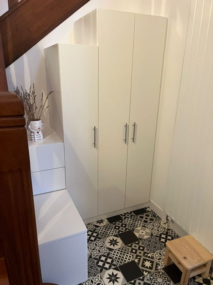 Aménagement sous escalier à hauteur variable