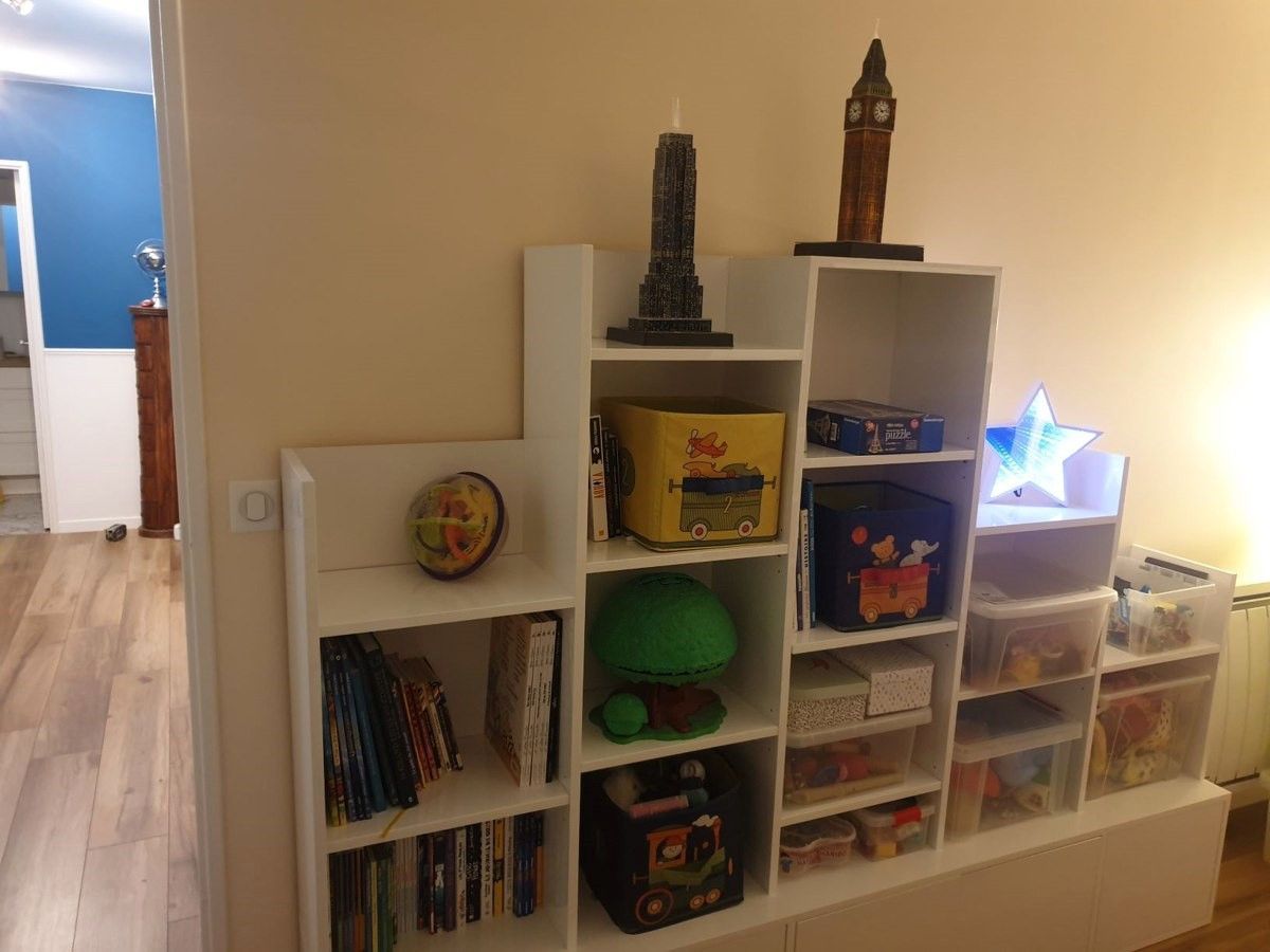 Bibliothèque à double profondeur