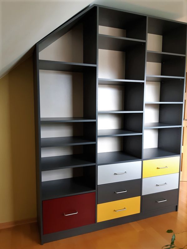 Meuble sous pente sur mesure - Vue 1