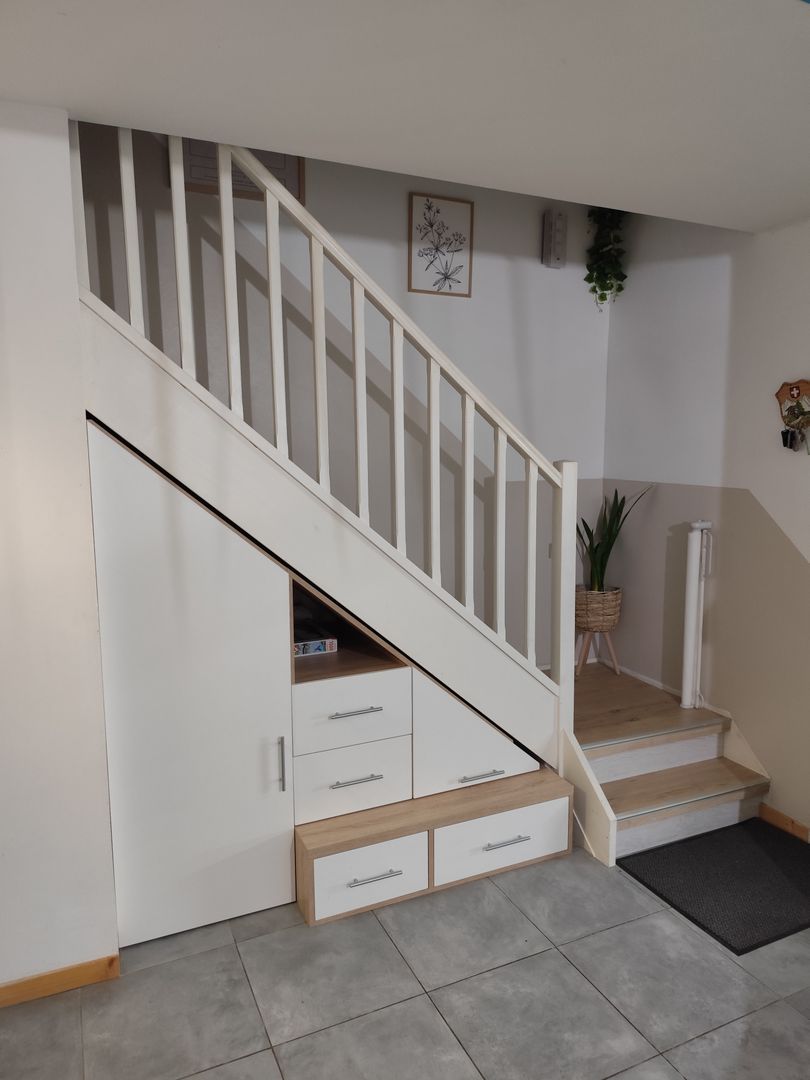 Custom Under-Stair Storage Unit