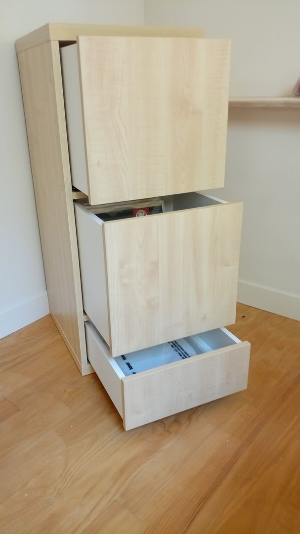 Caissons en bois avec tiroirs sur mesure - Vue 4