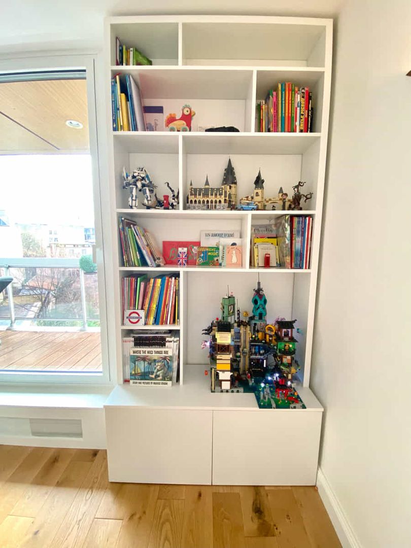 Petit bibliothèque à mi profondeur - Vue 1