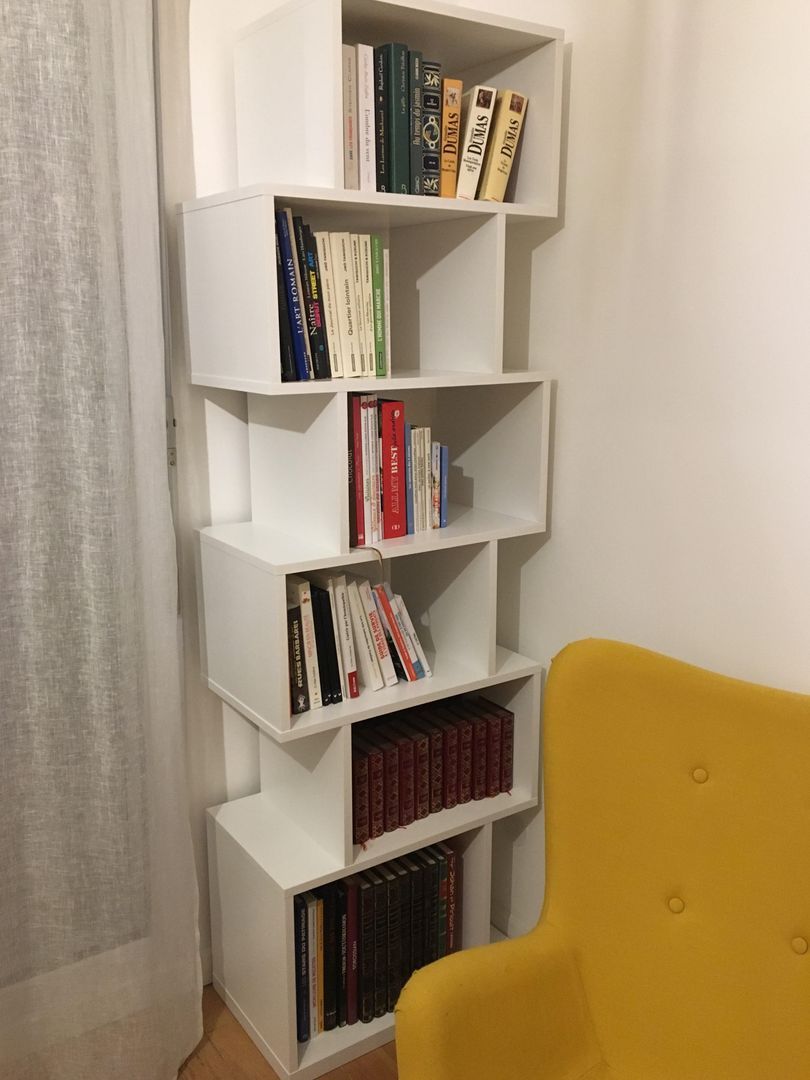 Bibliothèque destructurée sur mesure