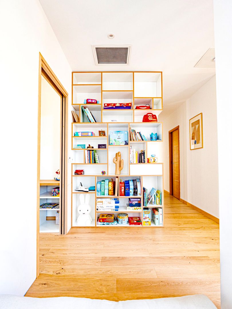 Meuble bibliothèque haut et destructuré sur mesure - Vue 1