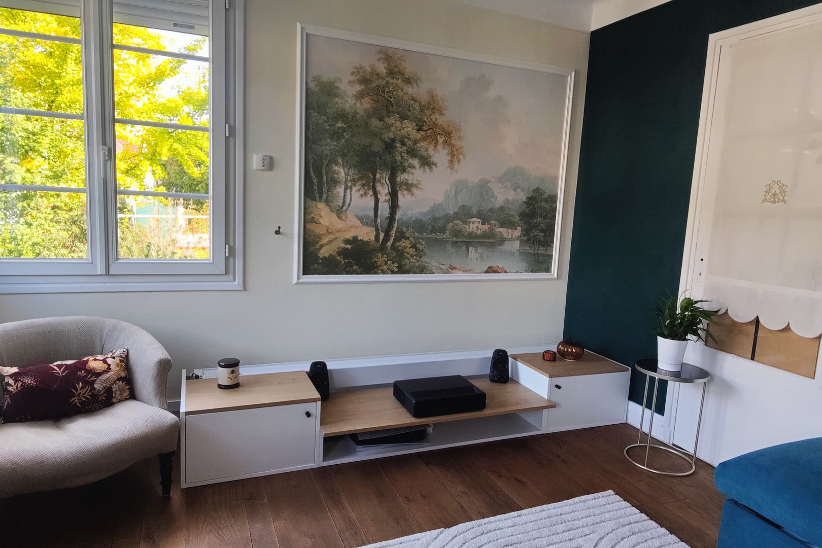 Meuble TV sur mesure pour vidéoprojecteur ultra courte focale - Vue 1