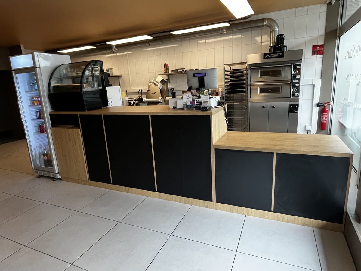 Comptoir Pizzeria sur mesure