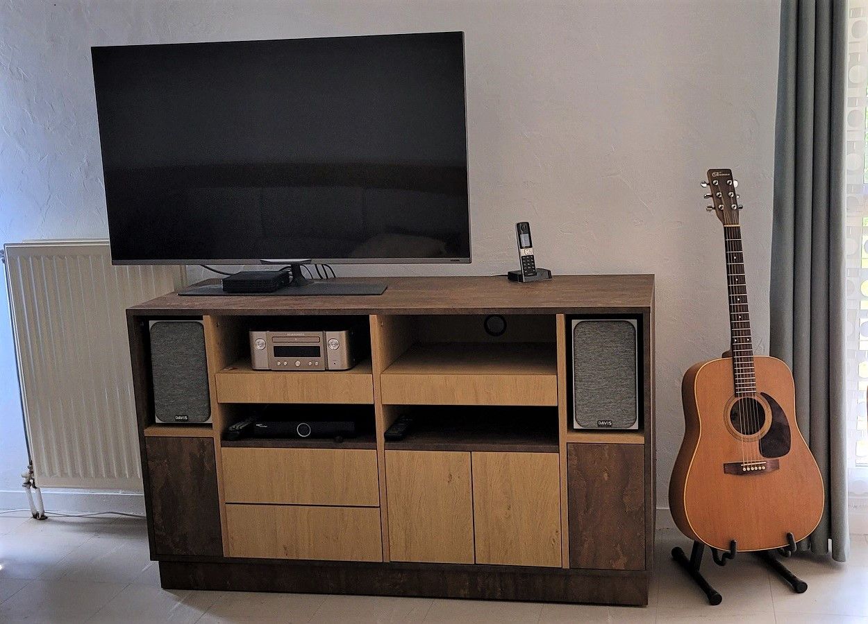 Meuble TV bicolore - Vue 1