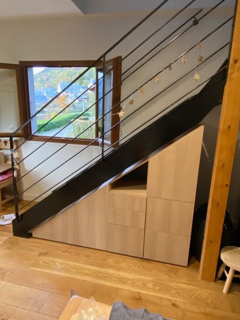 Meuble sous escalier sur mesure