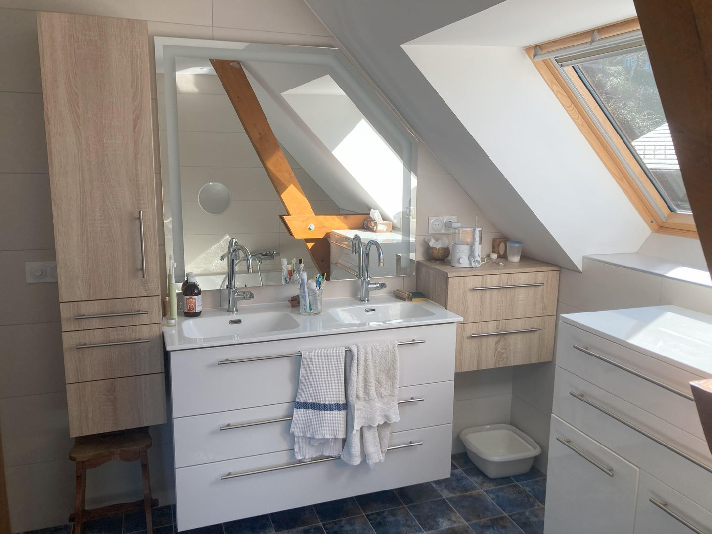 Meuble sous vasque sur mesure - Vue 2