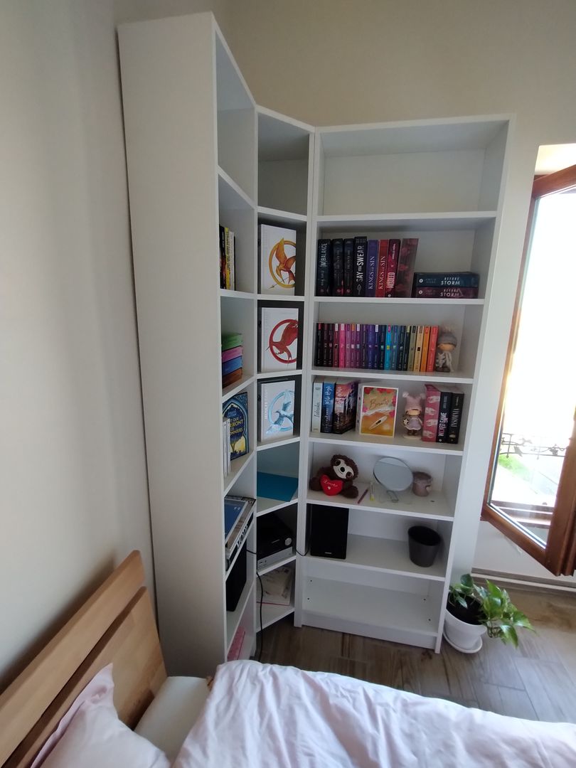 Bibliothèque d'angle sur mesure - Vue 1