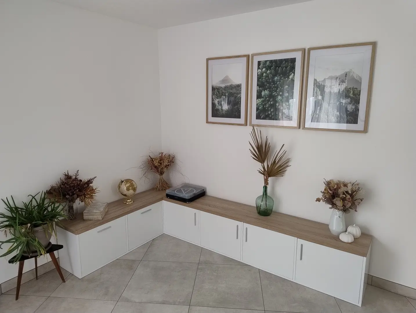 Custom low corner unit - Vue 1