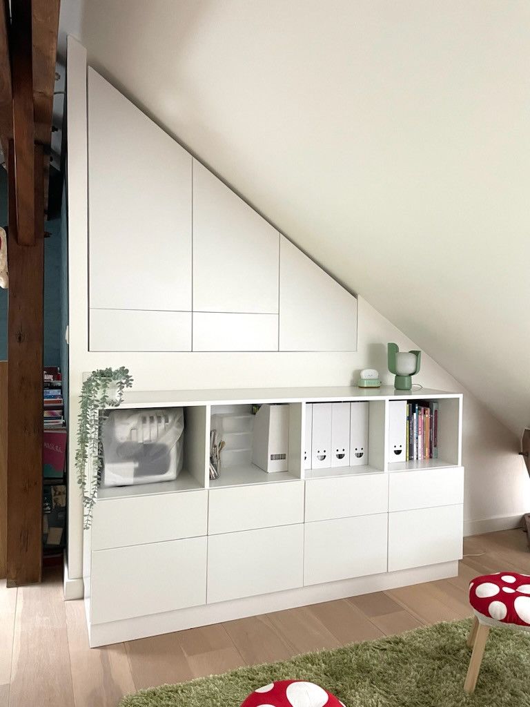 Meuble sous pente et meuble bas sur mesure