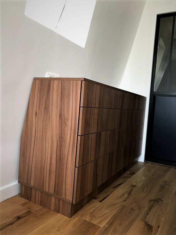 Meuble sous pente arrière sur mesure