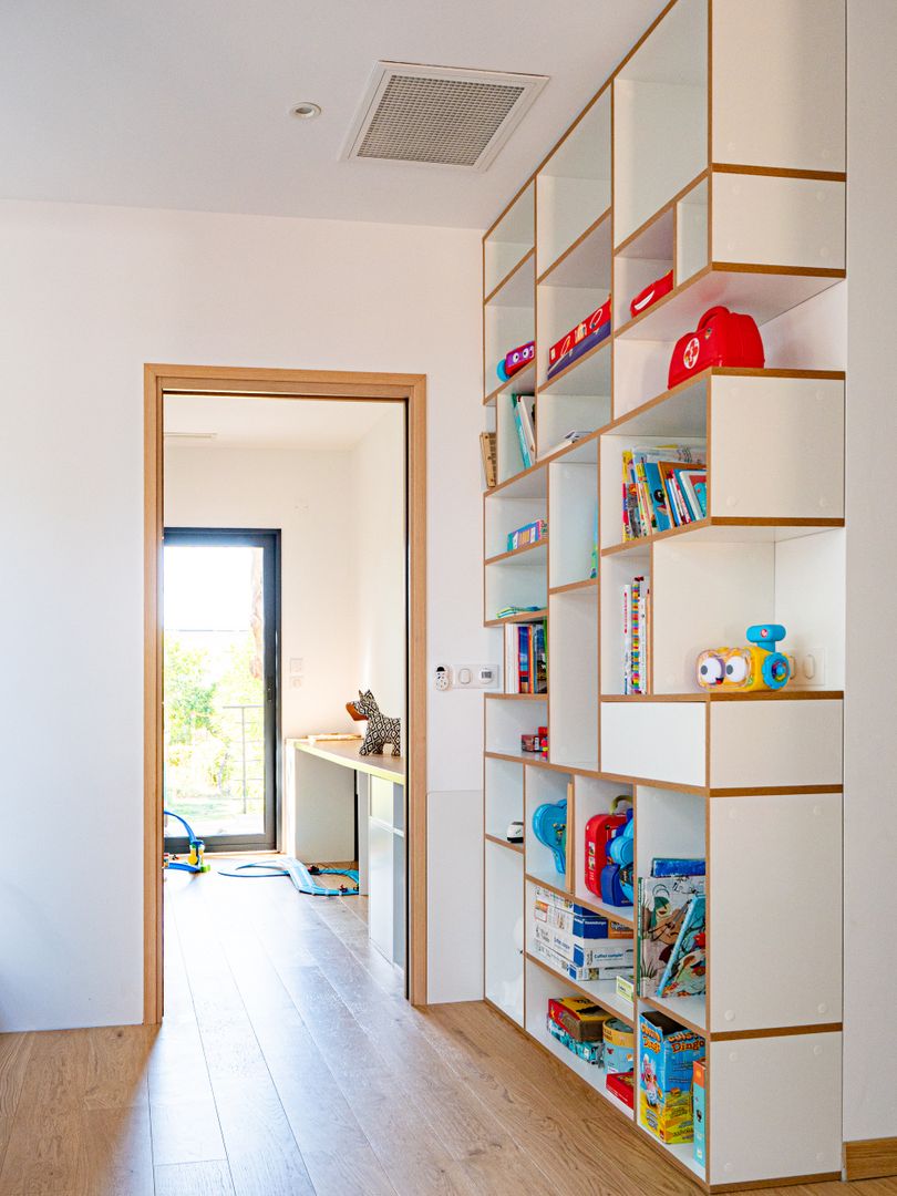 Meuble bibliothèque haut et destructuré sur mesure - Vue 2