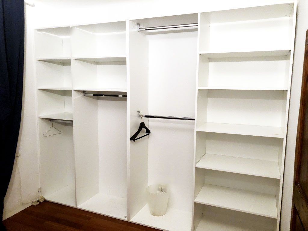 Dressing ouvert blanc sur-mesure