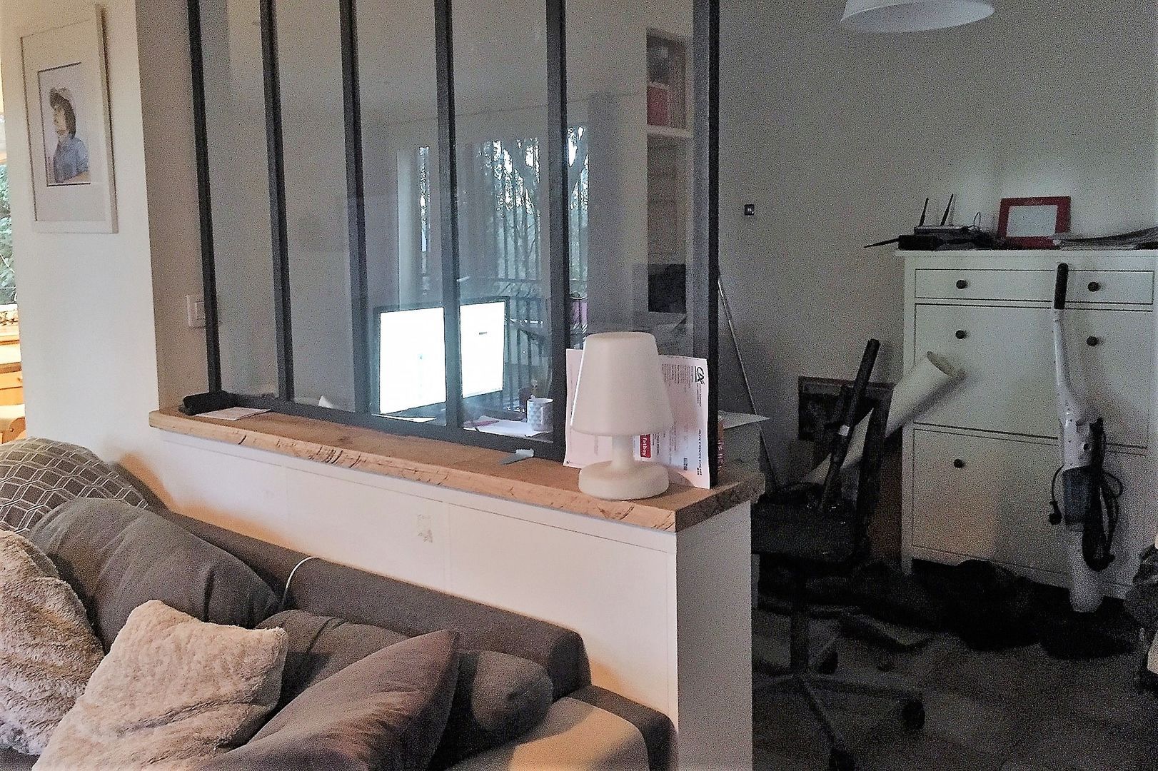 Meuble séparateur de pièce sur-mesure - Vue 1