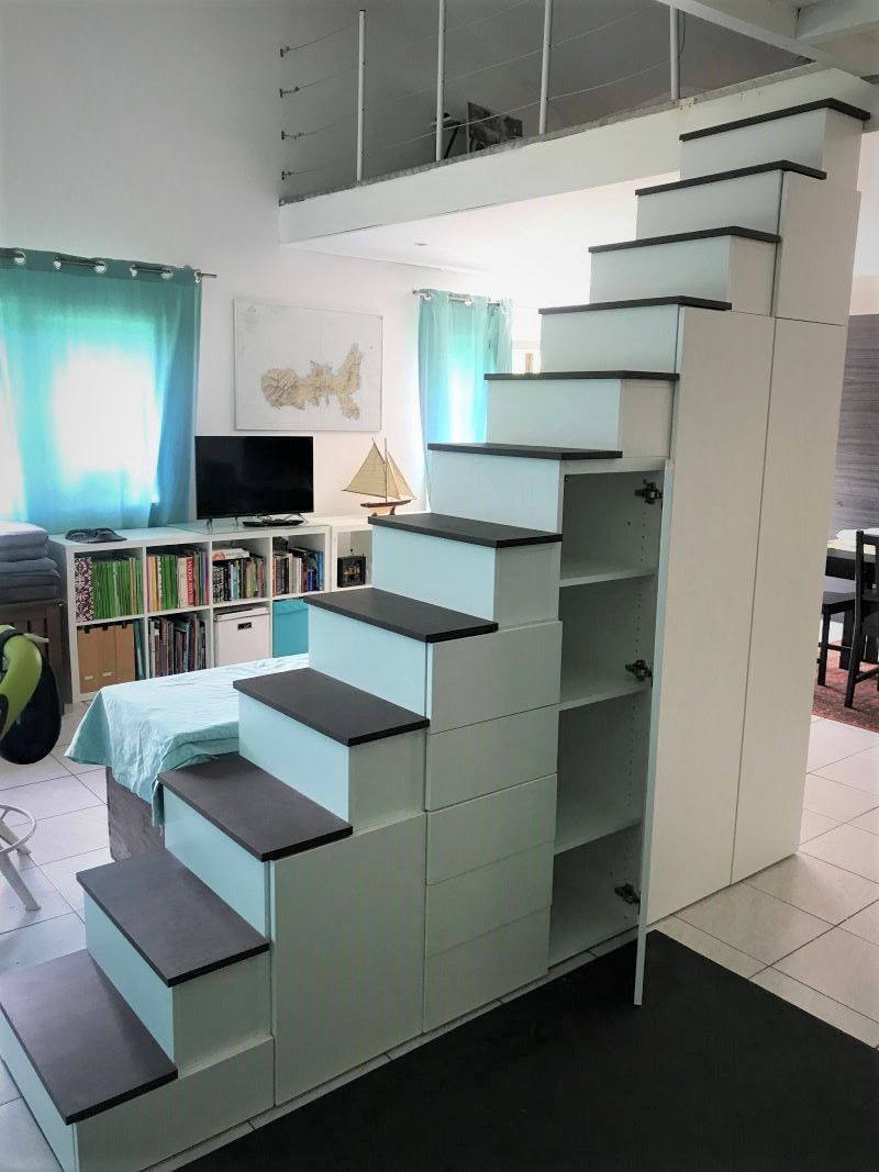 Meuble escalier de séparation