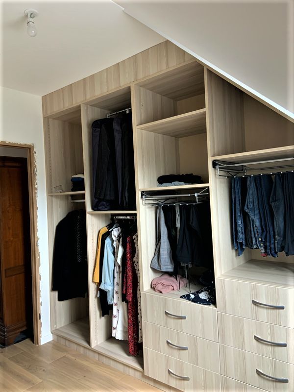 Dressing sous pente sur mesure