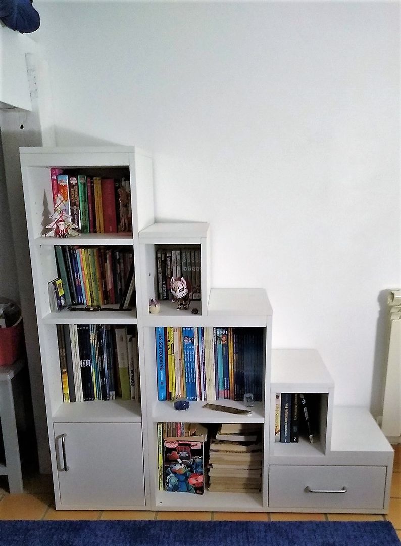 Meuble escalier bibliothèque sur mesure