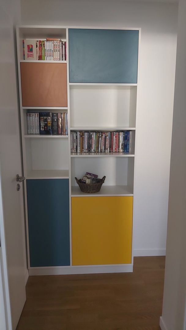 Meuble bas coloré sur mesure - Vue 1