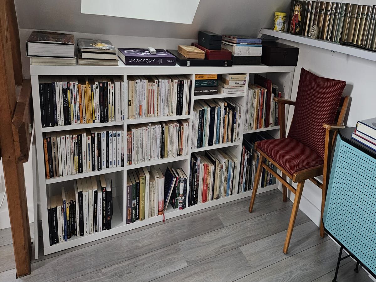 Meuble bibliothèque bas 