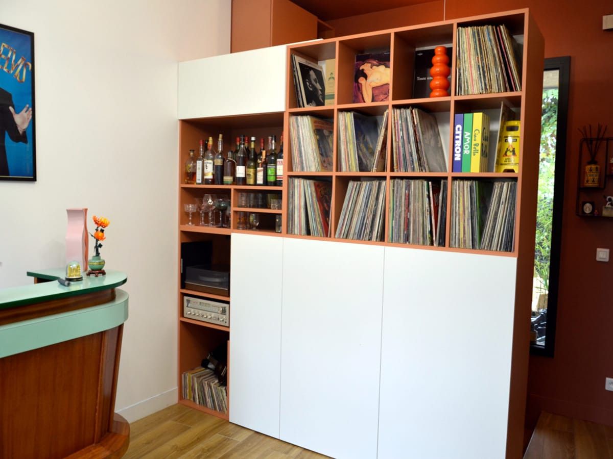 Meuble buffet double face 