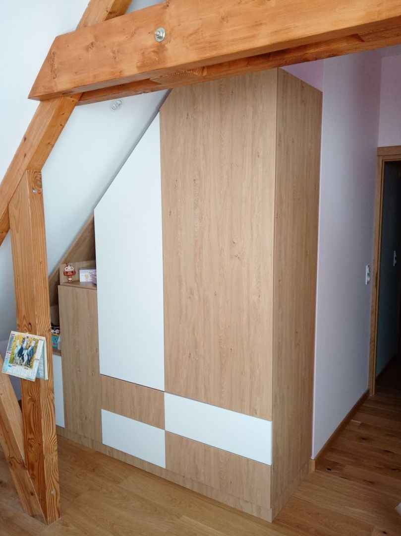 Dressing sous pente pour chambre mansardée